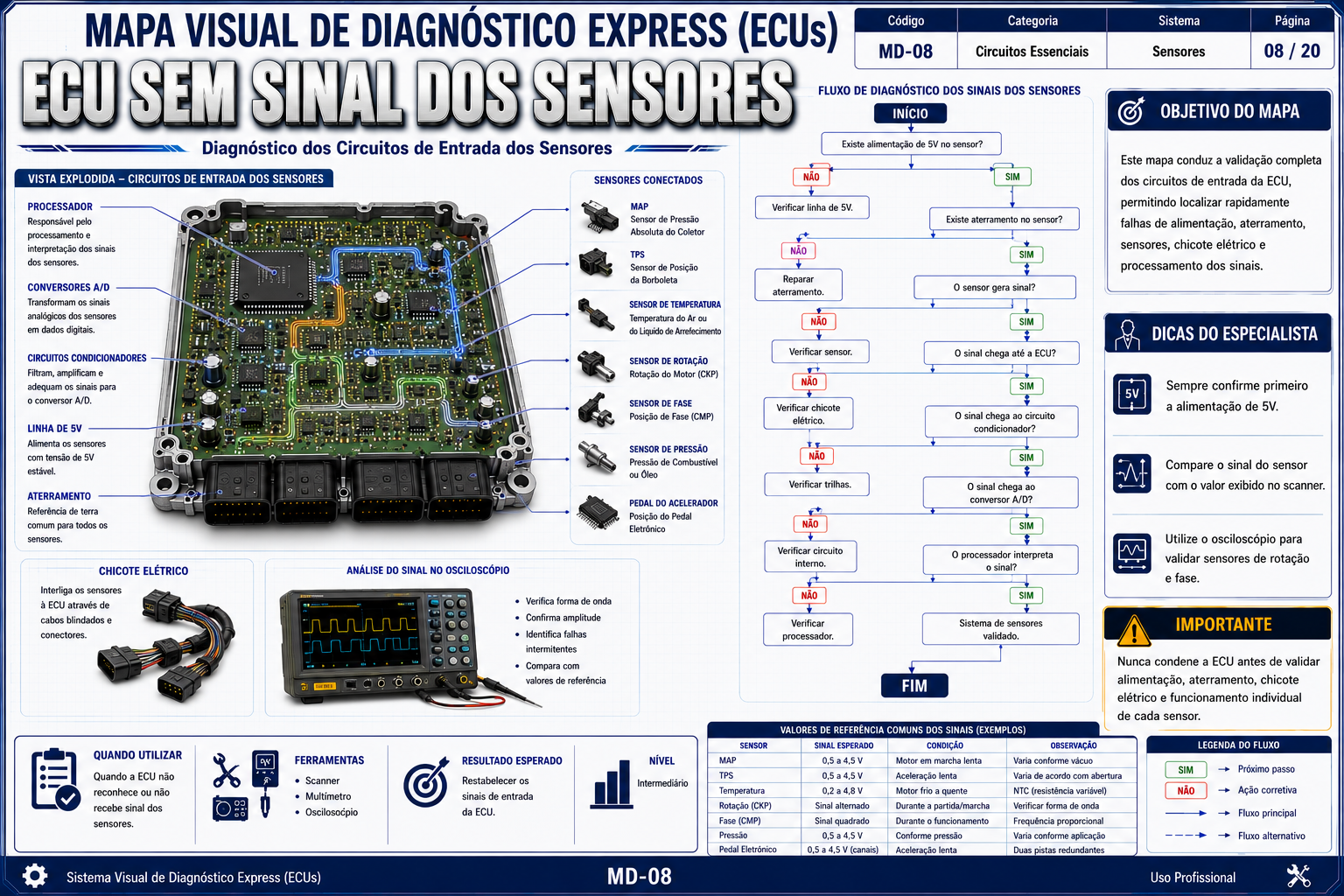 Mapa visual de diagnóstico MD-08